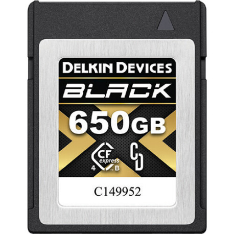 карта памет Delkin Devices Black CFexpress Type B 650GB
