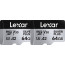 Lexar Professional Silver Plus Micro SDXC 64GB UHS-I 2 бр.