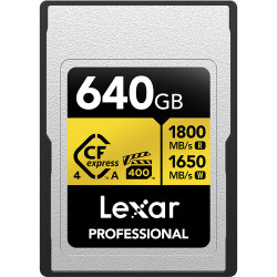 карта Lexar Professional CFexpress Gold 640GB Type A