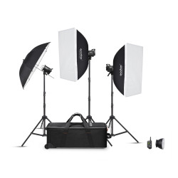 Kit Godox MS200V-D Trio Studio Flash Kit Kit Godox MS200V-D Trio Studio Flash Kit