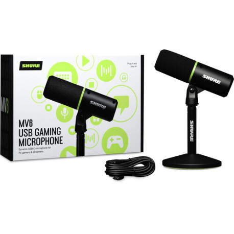 Microphone Shure MV6 USB Gaming Microphone | PhotoSynthesis