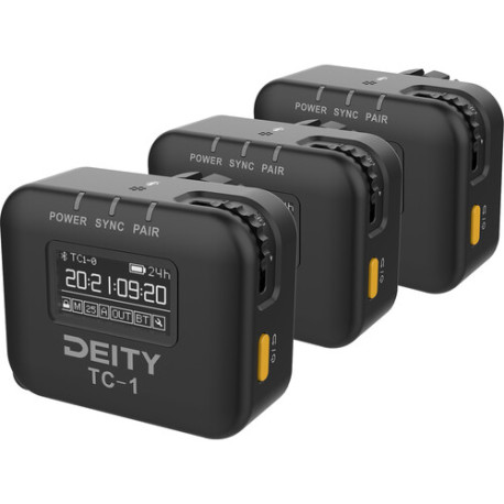 аудио интерфейс Deity Microphones TC-1 Wireless Timecode Device 3-Pack Kit аудио интерфейс Deity Microphones TC-1 Wireless Timecode Device 3-Pack Kit