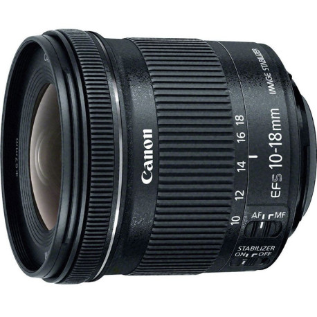 обектив Canon EF-S 10-18mm f / 4.5-5.6 IS STM (Употребяван)