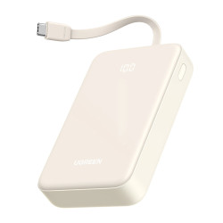 портативна батерия Ugreen PB505 Power Bank 20000mAh 20W USB-C Cable (бял)