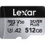 Memory card Lexar Professional Silver Plus Micro SDXC 512GB UHS-I