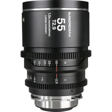 обектив Laowa Nanomorph LF 55mm T2.9 1.5x - PL Mount + EF (Silver Flare)