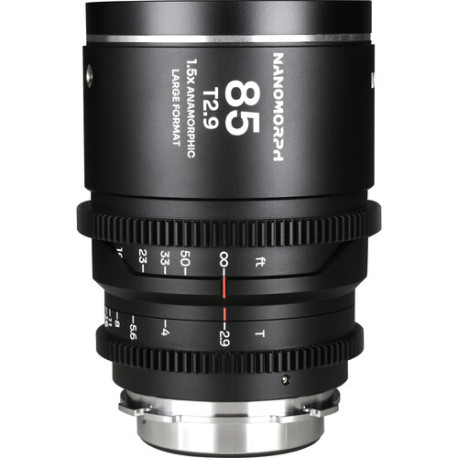 Lens Laowa Nanomorph LF 85mm T2.9 1.5x - PL Mount + EF (Silver Flare)