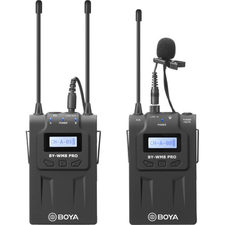микрофон BOYA BY-WM8 Pro-K1 / UHF Wireless Microphone 1TX+1RX микрофон BOYA BY-WM8 Pro-K1 / UHF Wireless Microphone 1TX+1RX