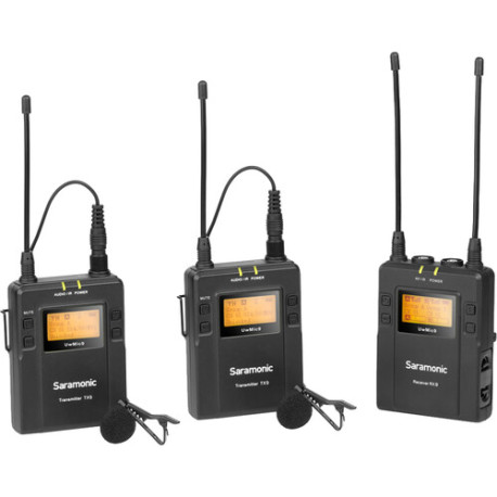 микрофон Saramonic UwMic9S Kit2 Wireless 2-Person Lavalier Microphone System (приемник и 2 предавателя) микрофон Saramonic UwMic9S Kit2 Wireless 2-Person Lavalier Microphone System (приемник и 2 предавателя)