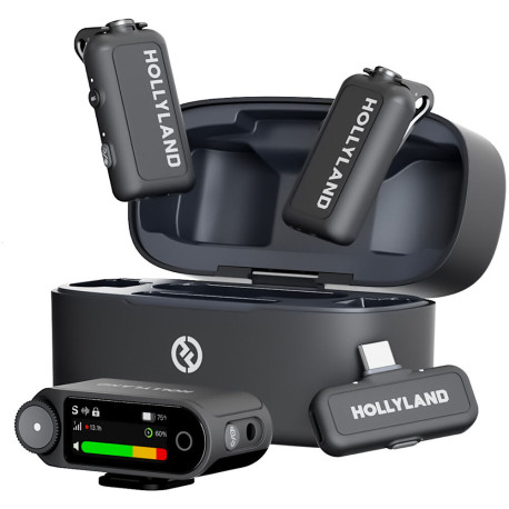 Microphone Hollyland LARK MAX 2 Combo 2-Person Wireless Microphone System