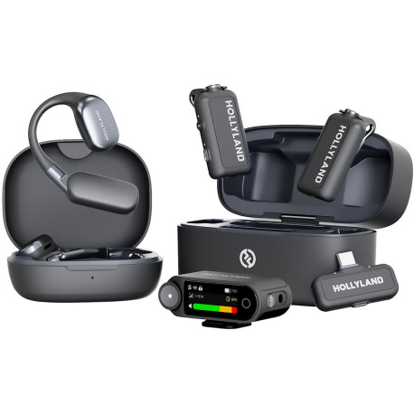 Microphone Hollyland LARK MAX 2 Ultimate Combo 2-Person Wireless Microphone System