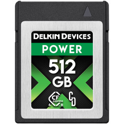 Delkin Devices Power CFexpress 4.0 512GB Type B Delkin Devices Power CFexpress 4.0 512GB Type B
