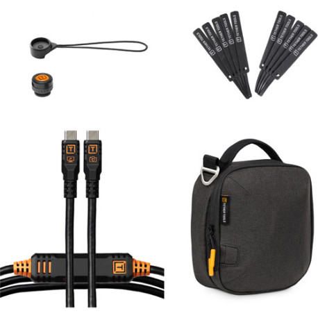 кабел Tether Tools Optima Starter Tethering Kit 4.6m (черен)