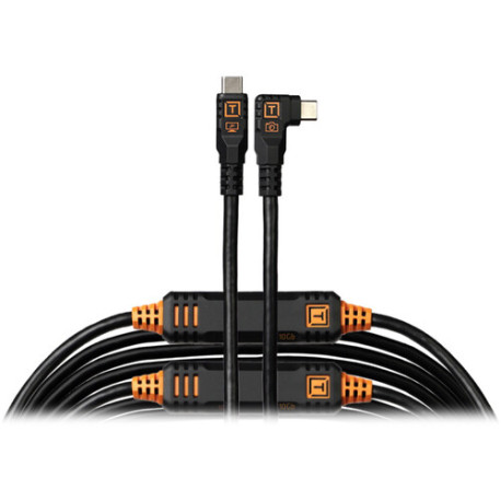 cable Tether Tools Optima CUC31RTG2-BLK USB-C to USB-C Right Angle 9.4m (black)