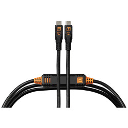 кабел Tether Tools Optima LLPC15G2-BLK USB-C към USB-C 4.6m (черен)