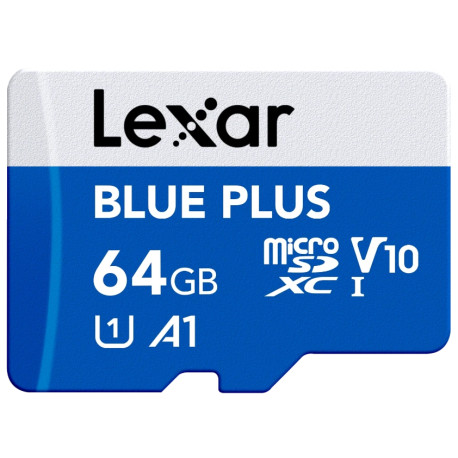 Memory card Lexar BLUE PLUS Micro SDXC 64GB UHS-I Card