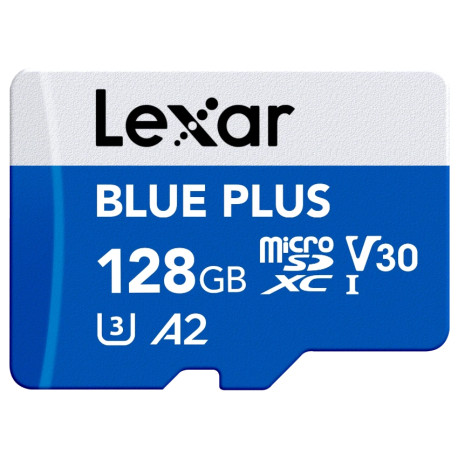 карта памет Lexar BLUE PLUS Micro SDXC 128GB UHS-I Card карта памет Lexar BLUE PLUS Micro SDXC 128GB UHS-I Card