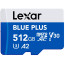 Lexar BLUE PLUS Micro SDXC 512GB UHS-I Card