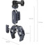 Accessory Smallrig 3757 rab-Shaped Clamp With Ball Head Magic Arm Accessory Smallrig 3757 rab-Shaped Clamp With Ball Head Magic Arm