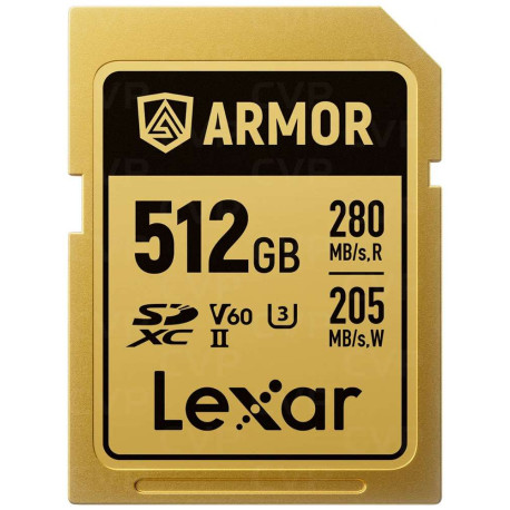 Memory card Lexar Professional Armor Gold SDXC 512GB UHS-II Memory card Lexar Professional Armor Gold SDXC 512GB UHS-II