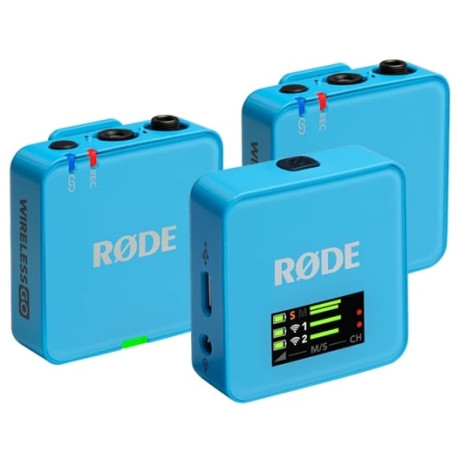 микрофон Rode Wireless GO III (Gen. 3) 2-Person Wireless Microphone System + Recorder Blue
