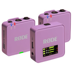 Rode Wireless GO III (Gen. 3) 2-Person Wireless Microphone System + Recorder Lilac