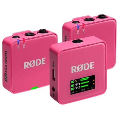 микрофон Rode Wireless GO III (Gen. 3) 2-Person Wireless Microphone System + Recorder Pink