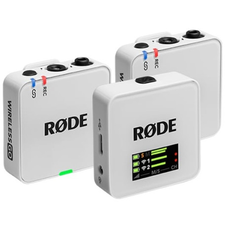 Microphone Rode Wireless GO III (Gen. 3) 2-Person Wireless Microphone System + Recorder (white)