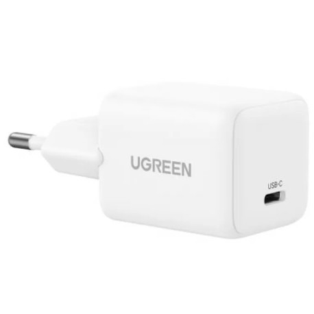 зарядно устройство Ugreen X512 USB-C Gan2 Fast Charger 20W (бял)