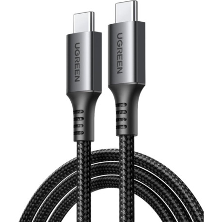 кабел Ugreen US567 USB-C към USB-C 3.2 Gen2 Cable 1m (сив)