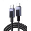кабел Ugreen L513 USB-C към USB-C 3.2 Gen2 Cable 2m Space Gray