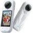  екшън камера Insta360 X5 Satin White + батерия Insta360 X5 Battery 2800 mAh (бял)