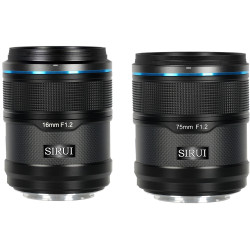 Lens Sirui Sniper Series APS-C AF 16mm f/1.2 - Nikon Z + Lens Sirui Sniper Series APS-C AF 75mm f/1.2 - Nikon Z Lens Sirui Sniper Series APS-C AF 16mm f/1.2 - Nikon Z + Lens Sirui Sniper Series APS-C AF 75mm f/1.2 - Nikon Z