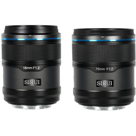 Sirui Sniper Series f/1.2 AF 2-Lens Kit (16mm + 75mm) - Sony E Sirui Sniper Series f/1.2 AF 2-Lens Kit (16mm + 75mm) - Sony E