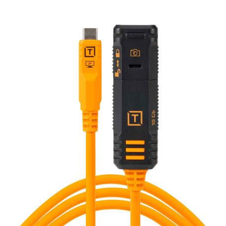 cable Tether Tools Optima TBP3G2-ORG USB-C Locking Extension 4.8m (orange) cable Tether Tools Optima TBP3G2-ORG USB-C Locking Extension 4.8m (orange)
