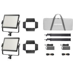 Godox Litemons LP1200BI Bi-Color LED 2 Light Kit (черен)