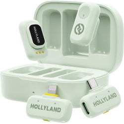 Hollyland LARK A1 Combo 2-Person Wireless Microphone System (Mint Green) Hollyland LARK A1 Combo 2-Person Wireless Microphone System (Mint Green)