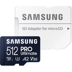 карта памет Samsung PRO Ultimate microSDXC 512GB R200/W130 с адаптер