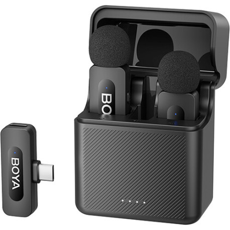 микрофон BOYA BY-V30 Dual Channel Wireless USB-C (черен)