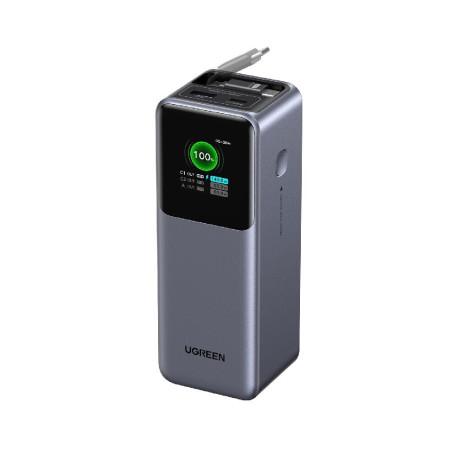 портативна батерия Ugreen PB726 Power Bank With Retachable Cable 20000mAh 165W