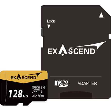 Memory card Exascend Catalyst microSDXC 128GB + SD Adapter