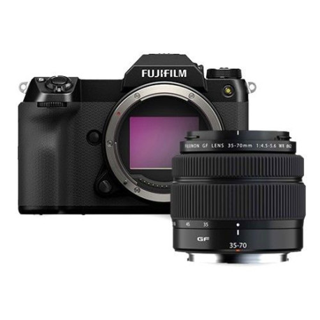  средноформатен фотоапарат Fujifilm GFX 100S II + обектив Fujifilm Fujinon GF 35-70mm f/4.5-5.6 WR