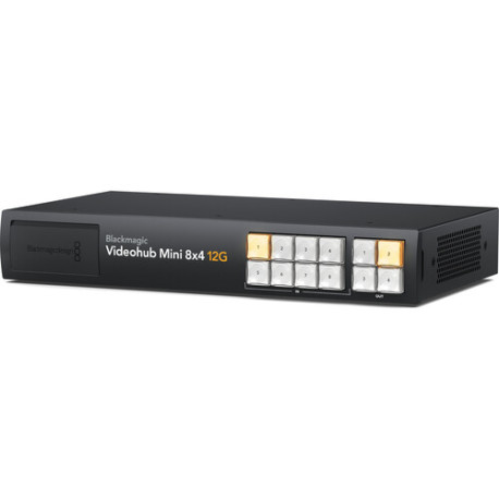 Blackmagic Design Mini Videohub 8x4 12G video router Blackmagic Design Mini Videohub 8x4 12G video router