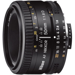 обектив Nikon AF 50mm f/1.8D (Употребяван) обектив Nikon AF 50mm f/1.8D (Употребяван)