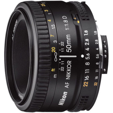 обектив Nikon AF 50mm f/1.8D (Употребяван)