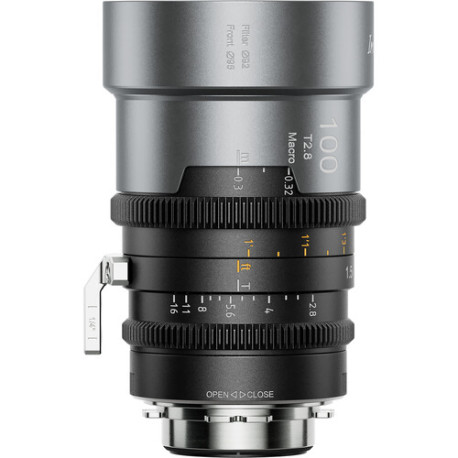 Lens Sirui Iron Star Series 100mm T2.8 FF 1.5x Anamorphic Neutral Flare - PL Mount