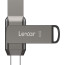 USB Lexar JumpDrive Dual Drive D400 USB-C/USB-A 64GB USB Lexar JumpDrive Dual Drive D400 USB-C/USB-A 64GB