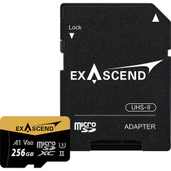 карта памет Exascend Catalyst microSDXC V60 256GB + SD Adapter карта памет Exascend Catalyst microSDXC V60 256GB + SD Adapter