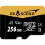 карта памет Exascend Catalyst microSDXC V60 256GB + SD Adapter