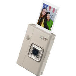 фотоапарат за моментални снимки Fujifilm Instax Mini LiPlay Plus Camera BG VN (Sand Beige)